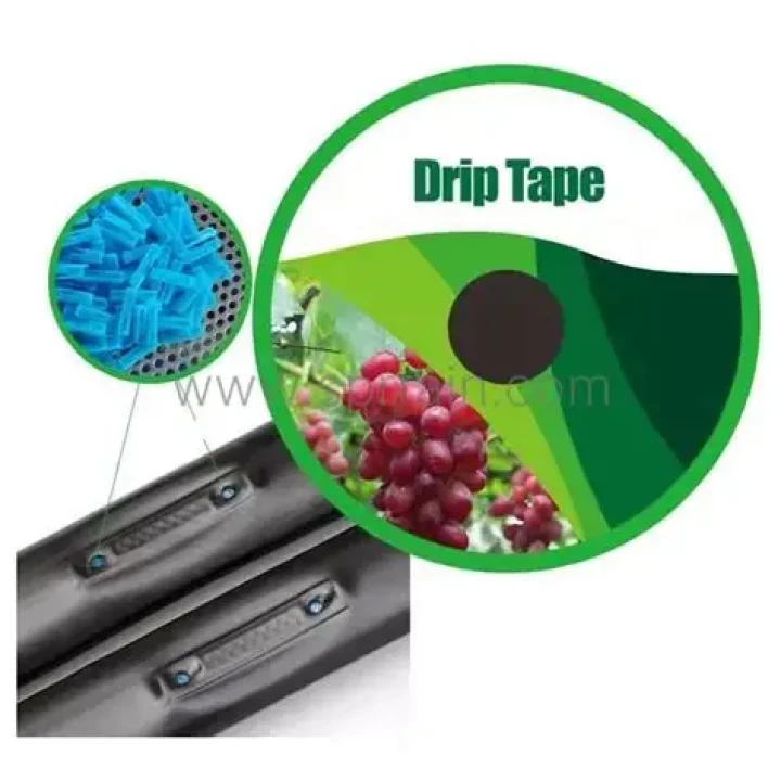double emitter drip tape ,1000m long,0.4mm